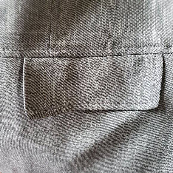 Pendleton Woman Size 10 Blazer 100% Virgin Wool Glen Plaid Career Blazer Gray - Picture 6 of 10